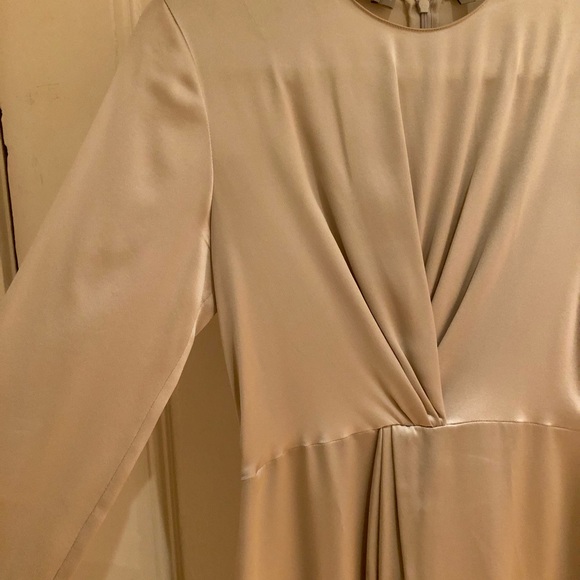 VINCE silk silver dress - Picture 4 of 7